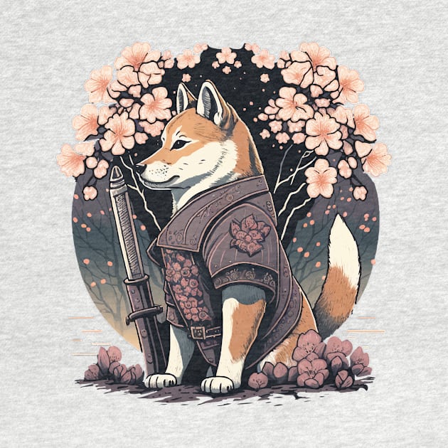 Get Ready to Stand Out with Shiba Dog Samurai by kanisky